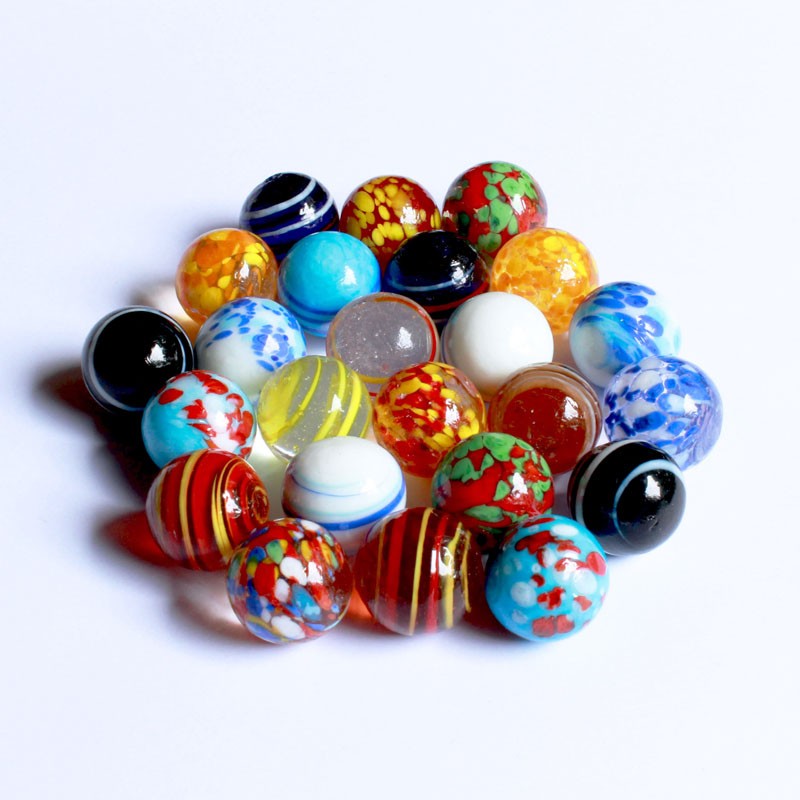 Glasmurmeln - Mustermix 20mm | von Hand gefertigt