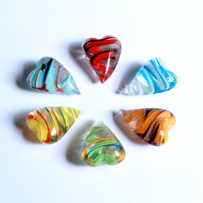 Glas-Herzen - lang | für effektvolle Dekorationen