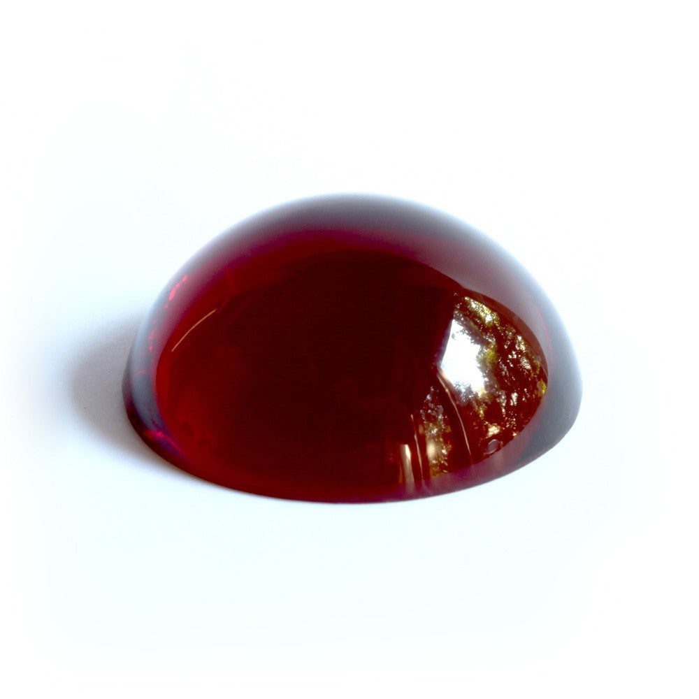 Halbkugel Kristallglas rot 50mm