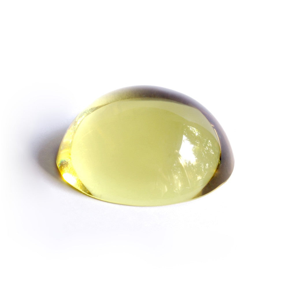 Halbkugel Kristallglas gelb 40mm
