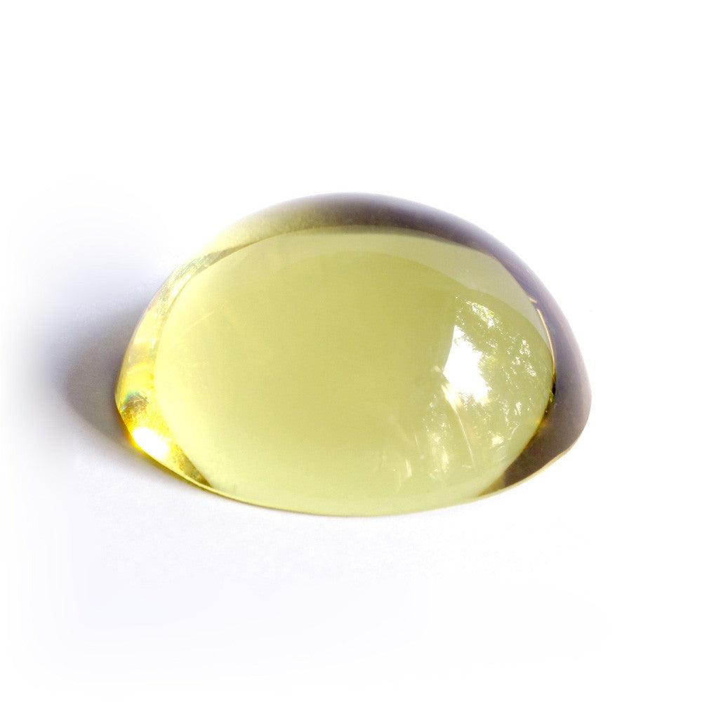 Halbkugel Kristallglas gelb 50mm