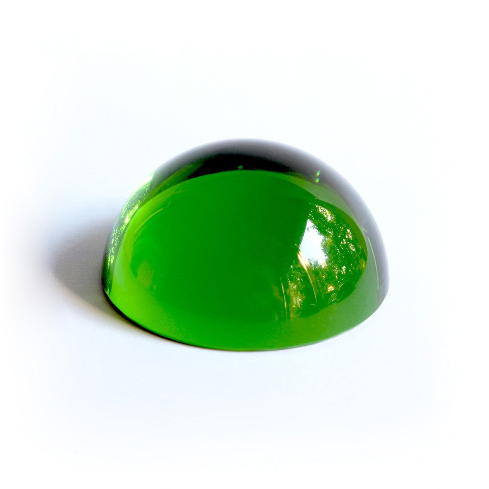 Halbkugel Kristallglas grün 40mm