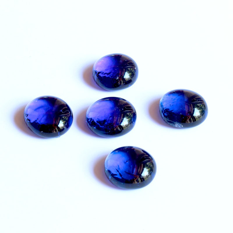 Glasnuggets - dunkelblau 20mm