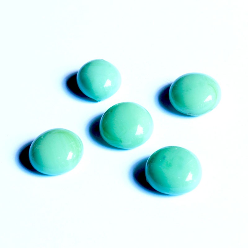 Glasnuggets - pastellgrün opak 20mm