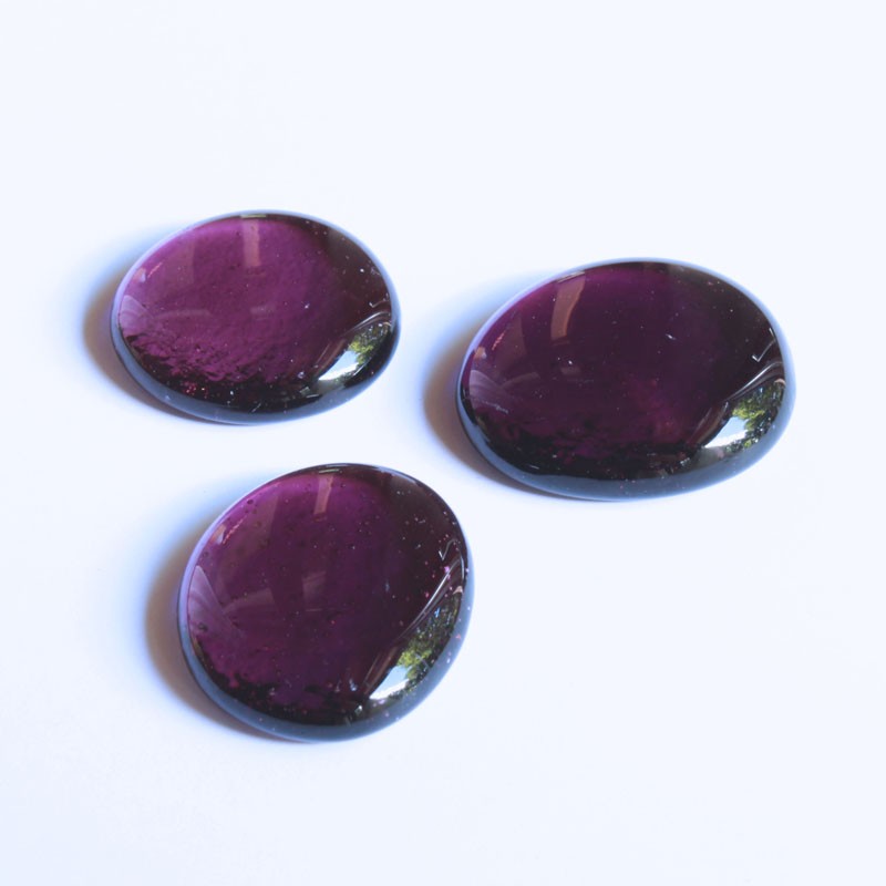 Glasnuggets - amethyst 30mm | nicht zum Hinterlegen geeignet