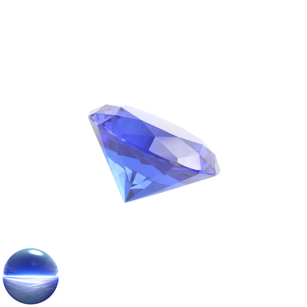 Glasdiamant B - dunkelblau 40mm