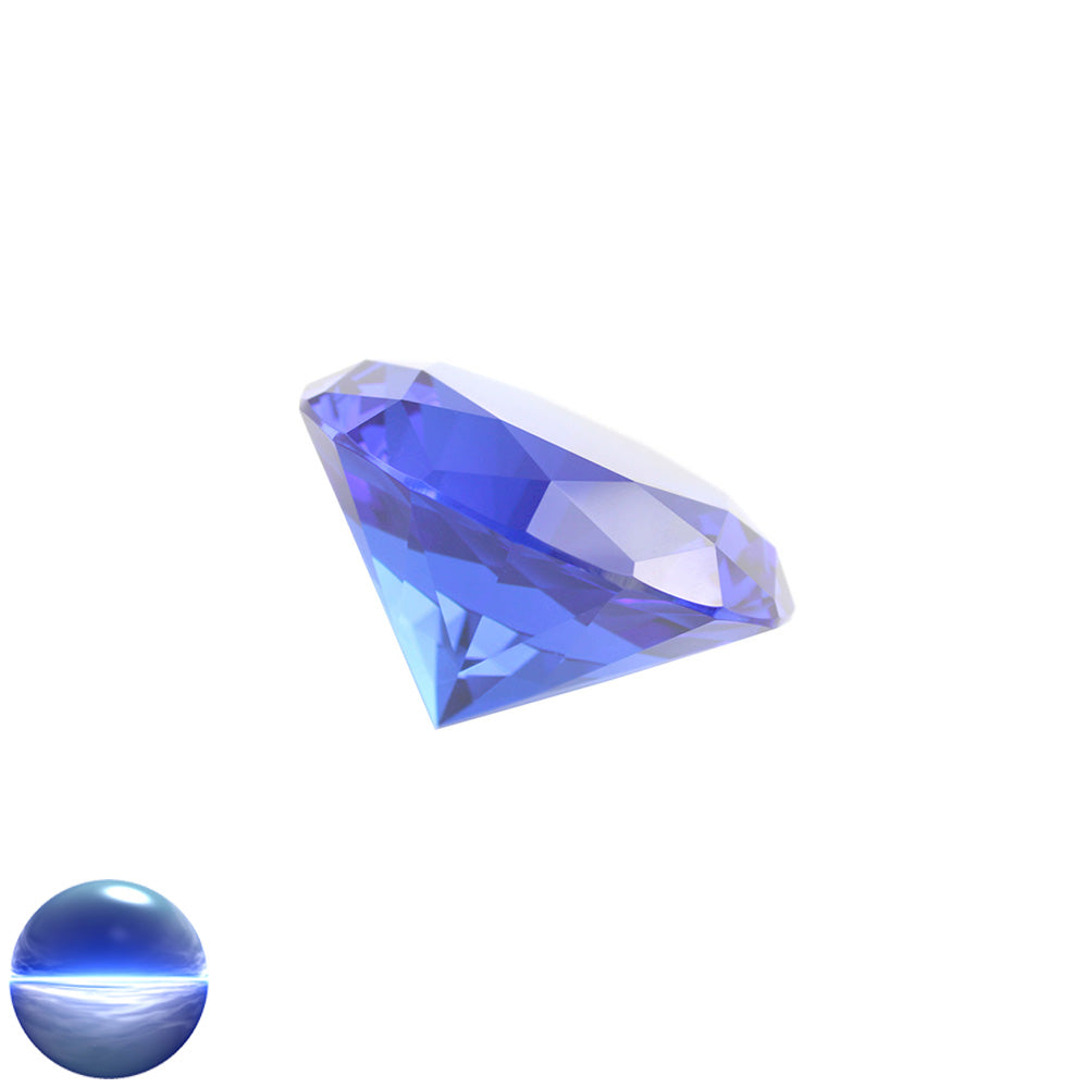 Glasdiamant B - dunkelblau 50mm