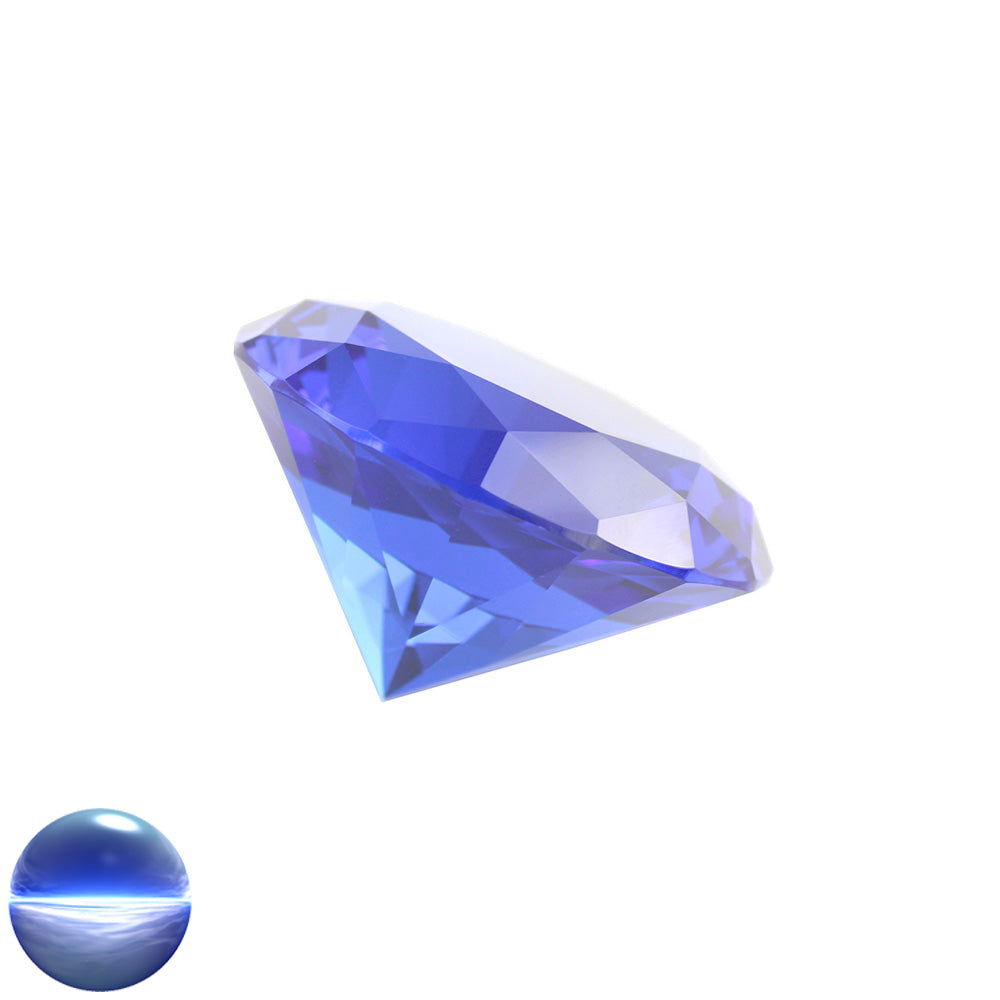 Glasdiamant B - dunkelblau 80mm