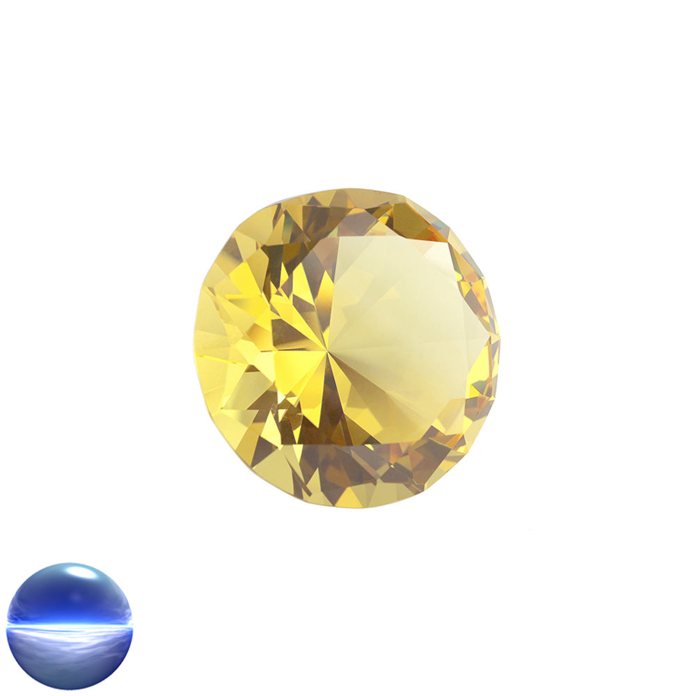 Glasdiamant B - gelb 40mm