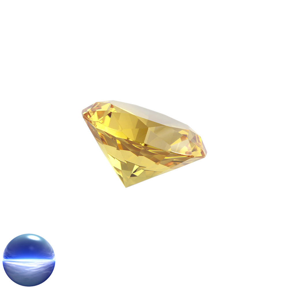 Glasdiamant B - gelb 40mm