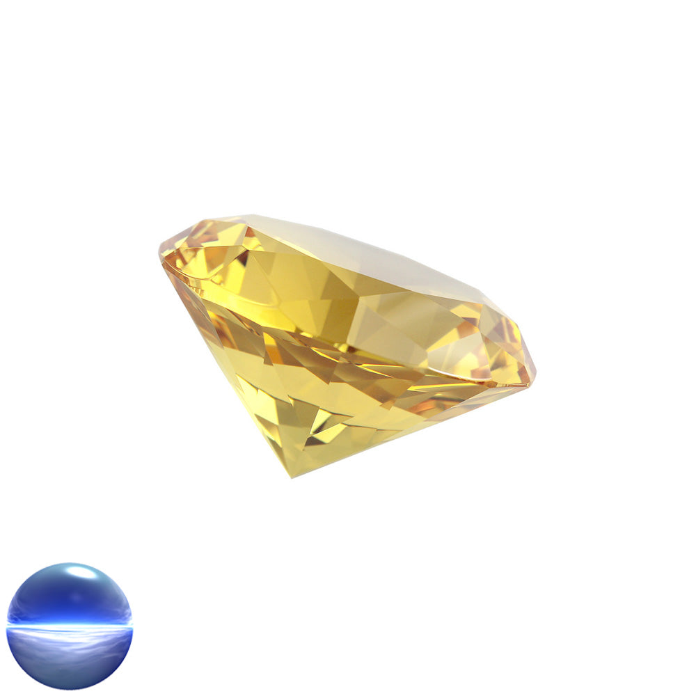 Glasdiamant B - gelb 80mm