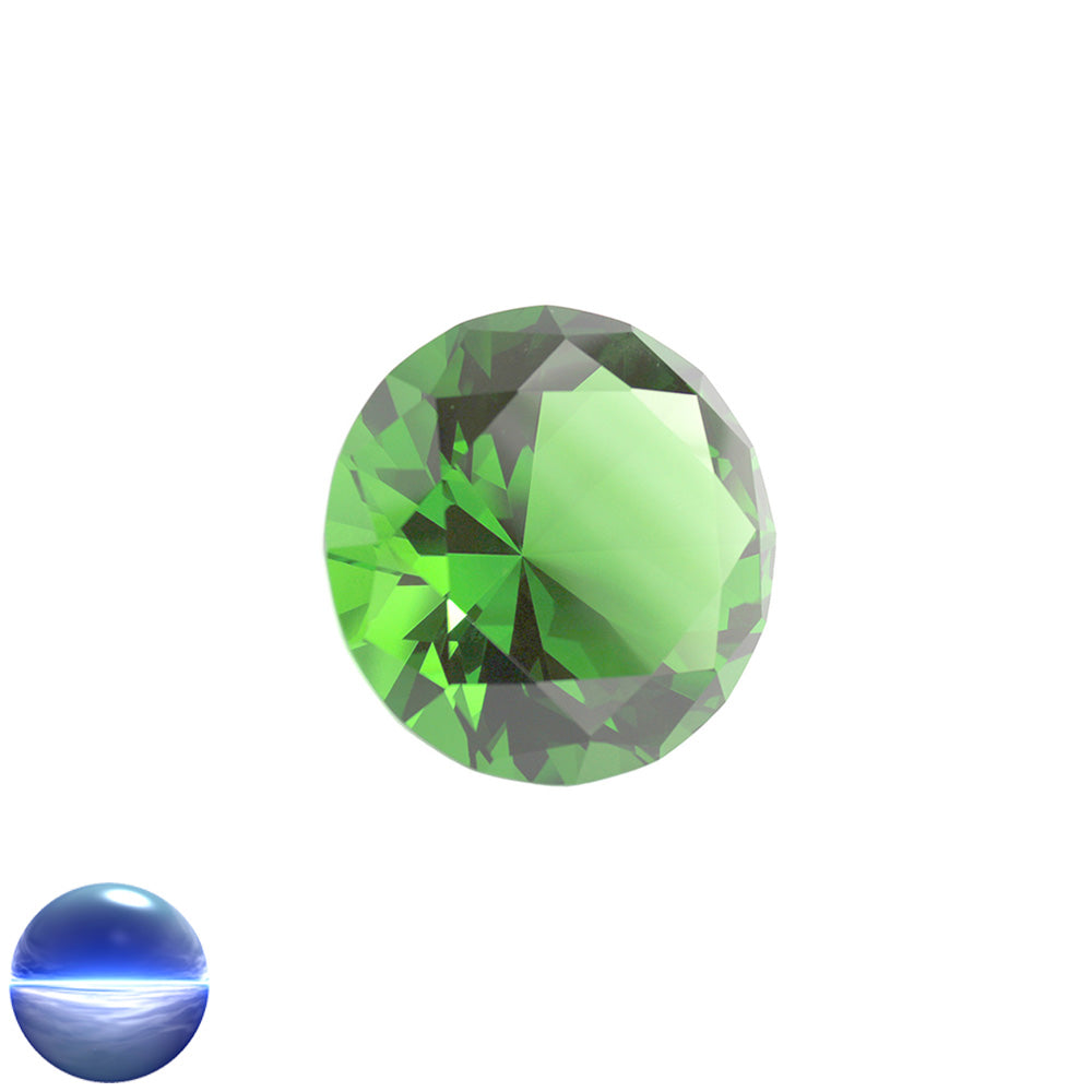 Glasdiamant B - grün 30mm