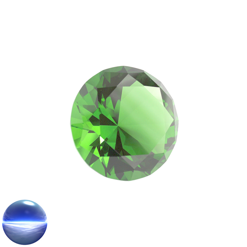 Glasdiamant B - grün 40mm