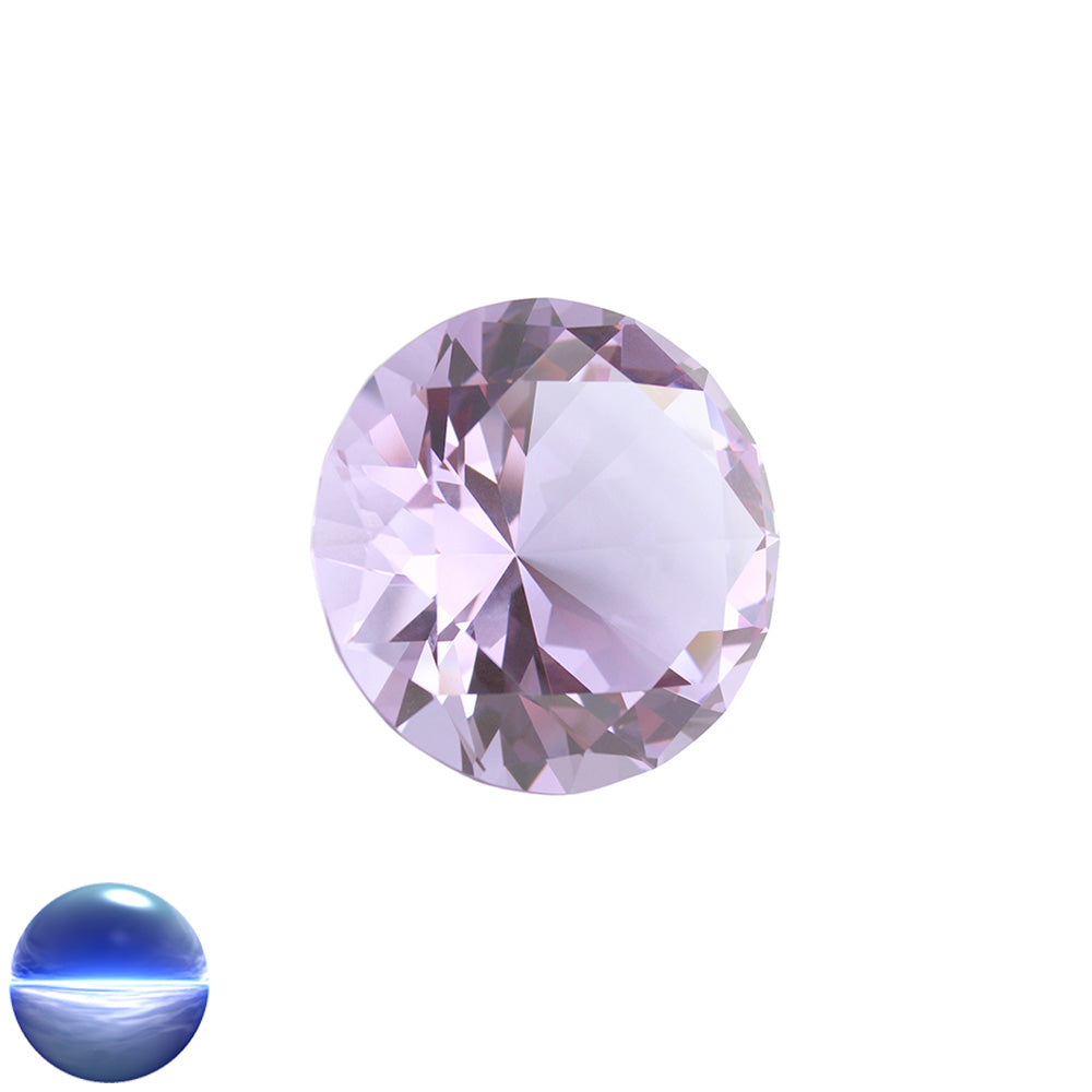 Glasdiamant B - lila 40mm