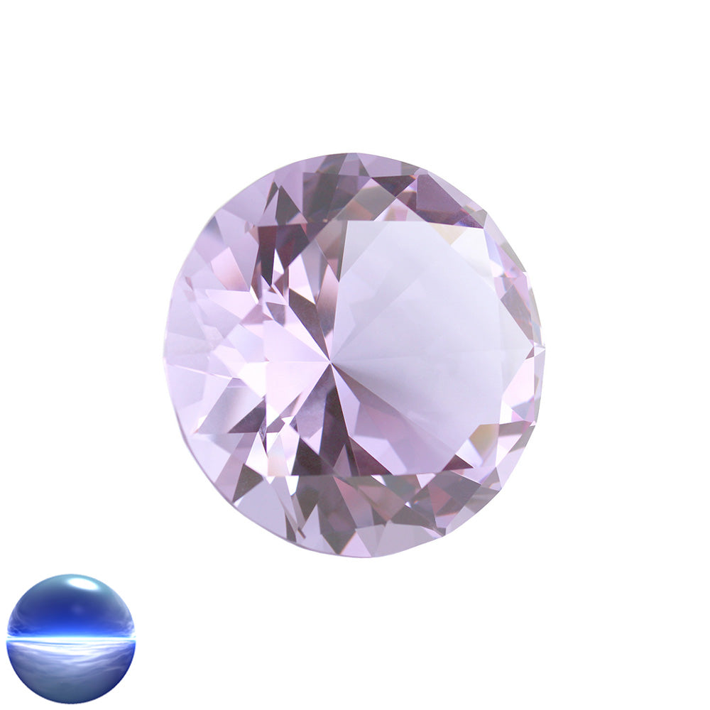 Glasdiamant B - lila 80mm