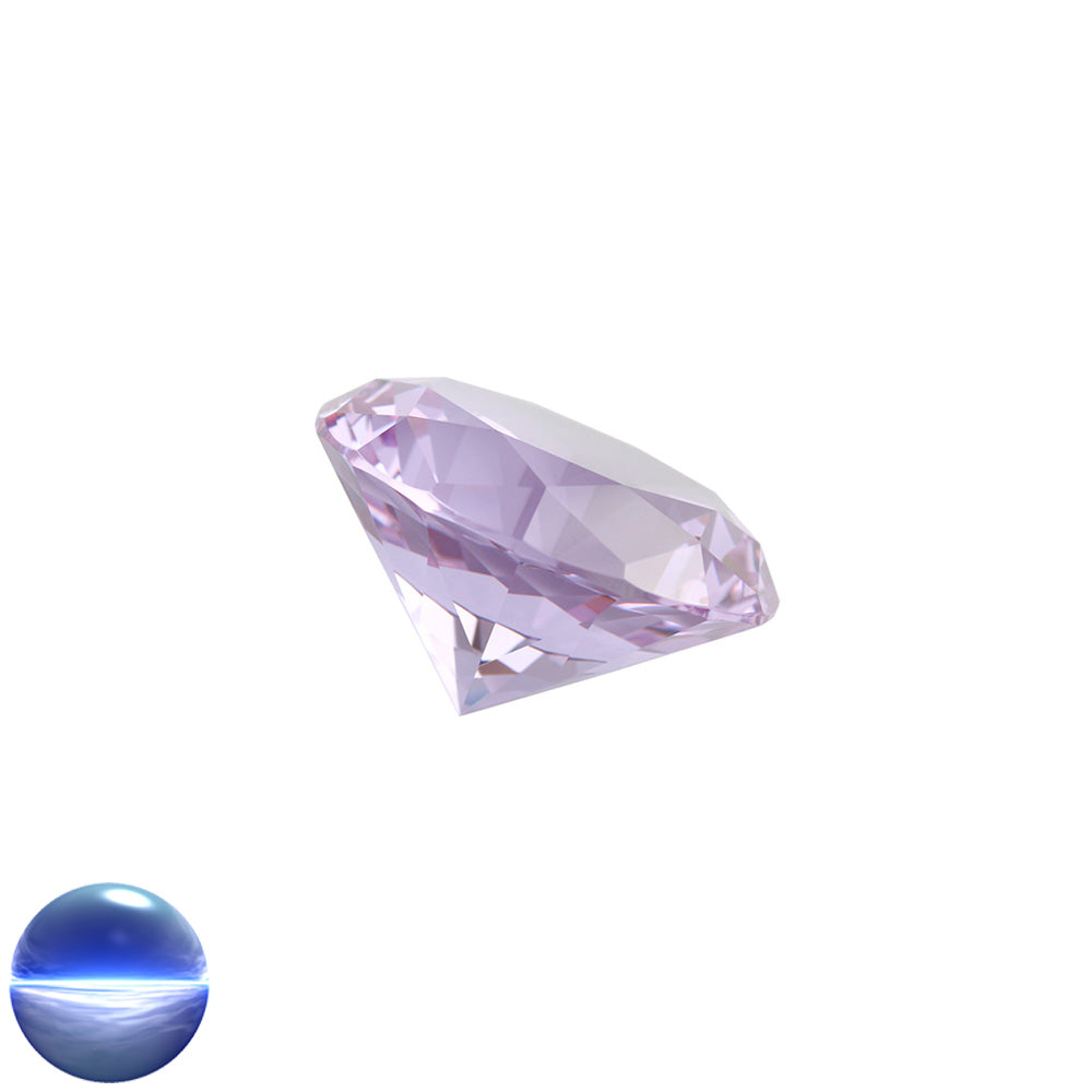 Glasdiamant B - lila 40mm