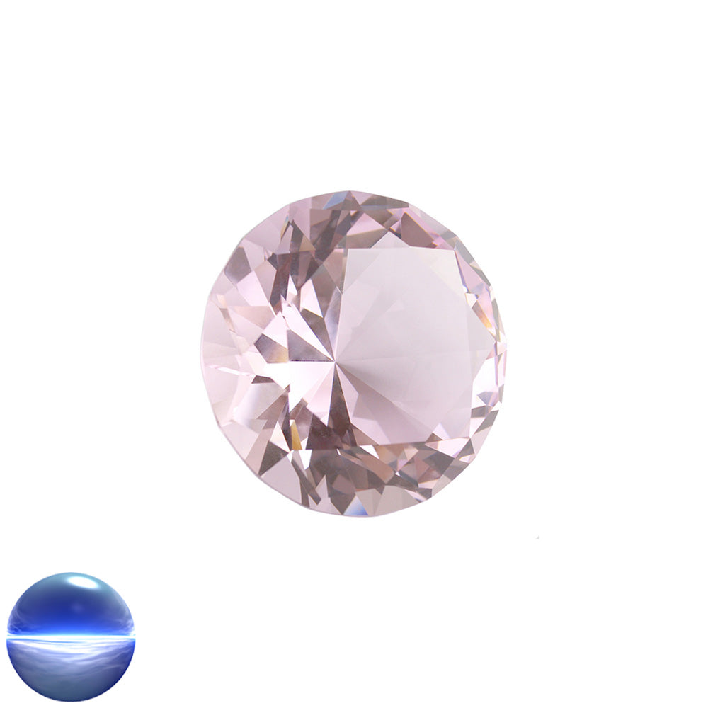 Glasdiamant B - rosa 40mm
