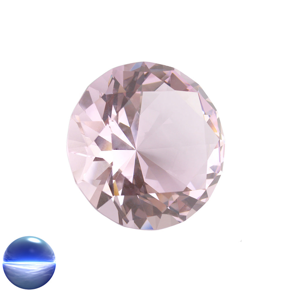 Glasdiamant B - rosa 80mm