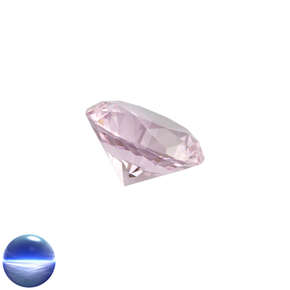 Glasdiamant B - rosa 40mm