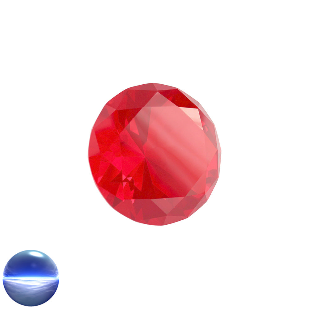 Glasdiamant B - rot 40mm