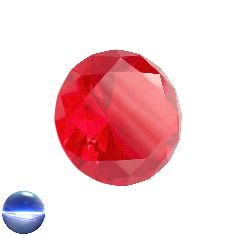 Glasdiamant B - rot 80mm