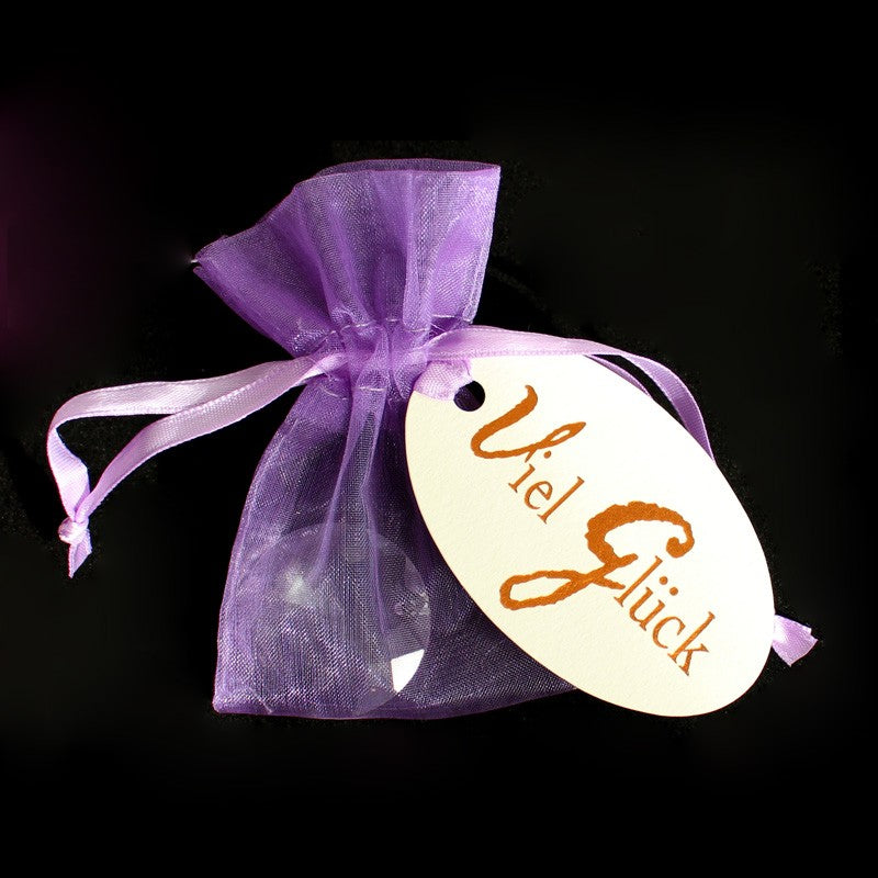 Kleines Geschenk - Viel Glück - mit Glaskristall Sonne