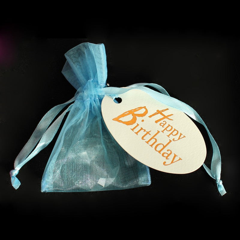 Kleines Geschenk - Happy Birthday - mit Glaskristall Sonne