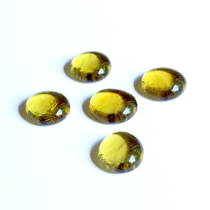 Glasnuggets gold-gelb 20mm