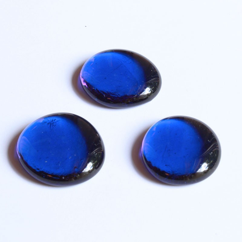 Glasnuggets - dunkelblau 30mm