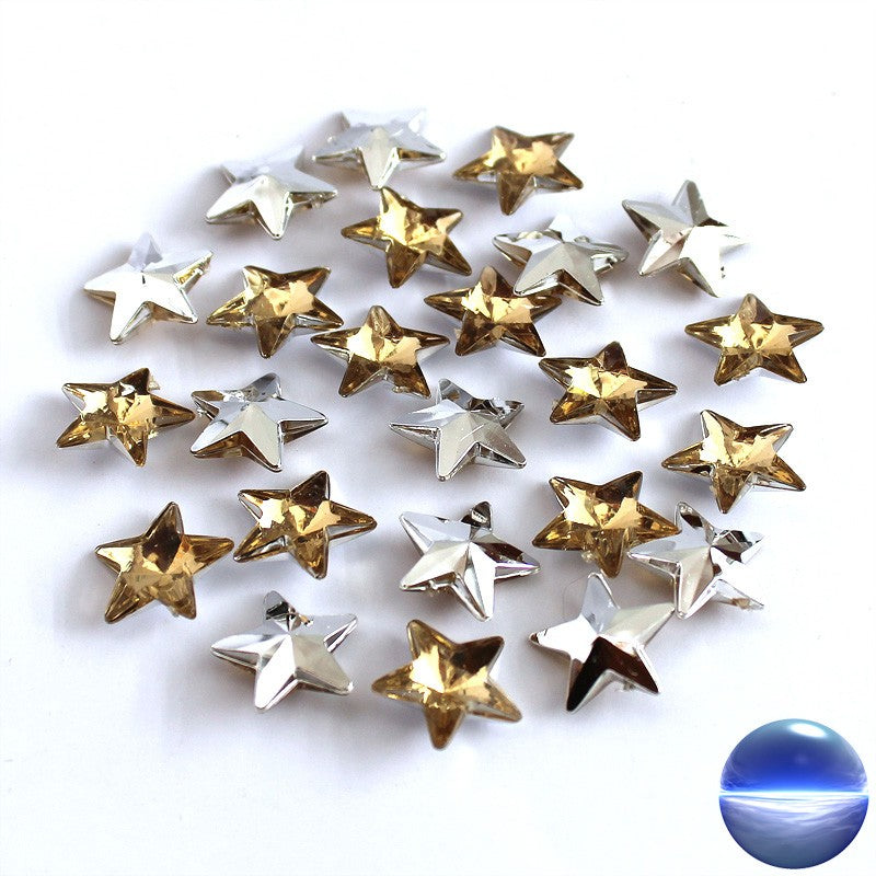 Streu Acryl Sterne gold-silber 15mm | in drei verschiedenen Farben