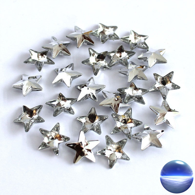 Streu Acryl Sterne silber 15mm | in drei verschiedenen Farben