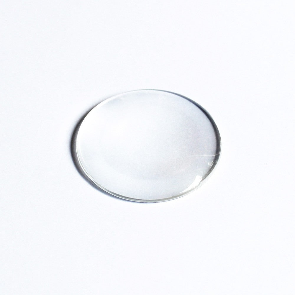 Cabochon aus klarem Glas 45mm | erhältlich in diversen Grössen