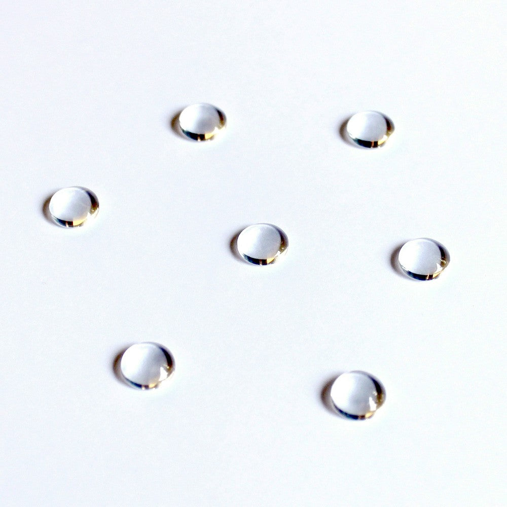 Cabochon aus klarem Glas 10mm | erhältlich in diversen Grössen