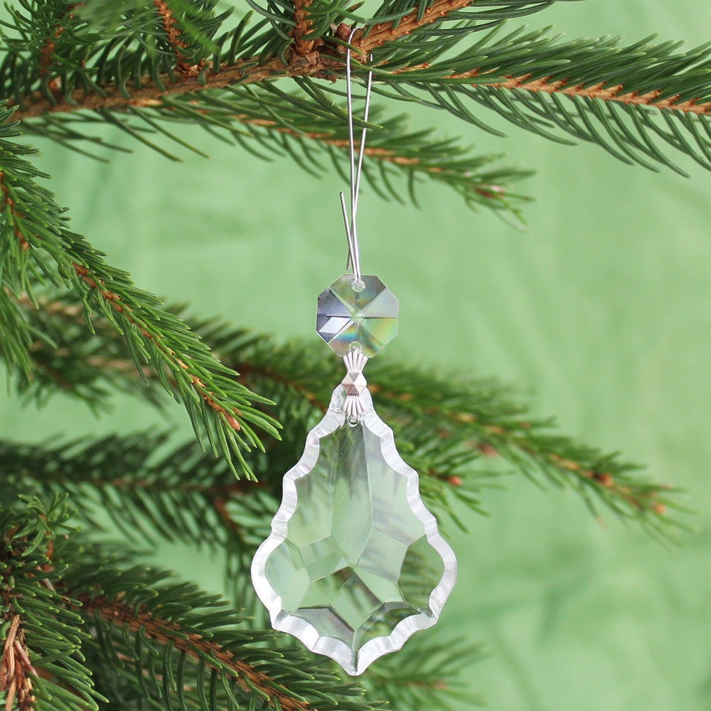 Christbaumschmuck Kristallglas Drachenträne