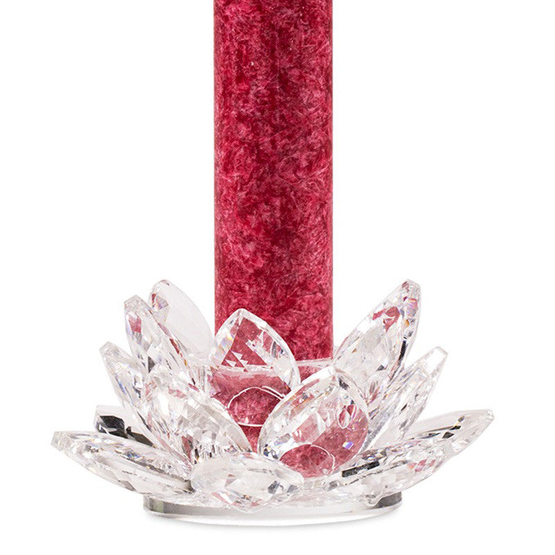 Lotus Kristall-Kerzenhalter - für Stabkerzen | Ø 8,5cm