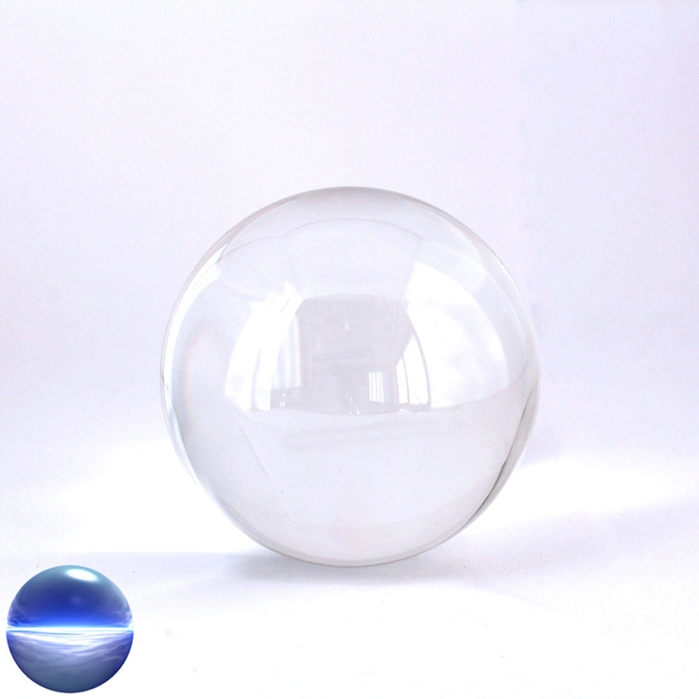 Kristallglaskugel klar 50mm - mit Standfläche  | lupenrein ohne Blasen