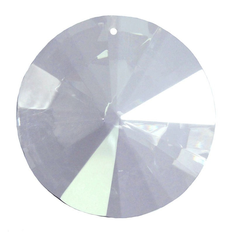 Glaskristall B - Circle 40mm | facettiert geschliffen