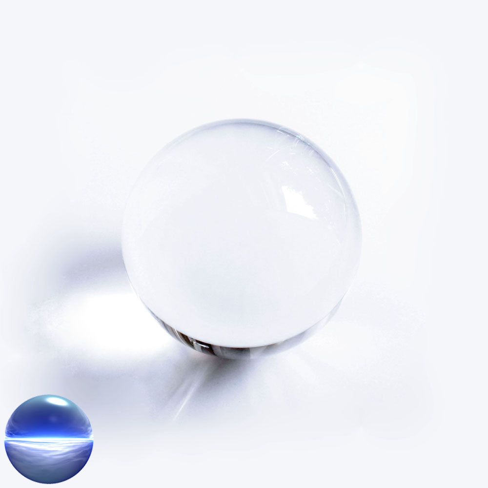 Kristallkugel Glas klar 80mm | optisch rein und ohne Schlieren
