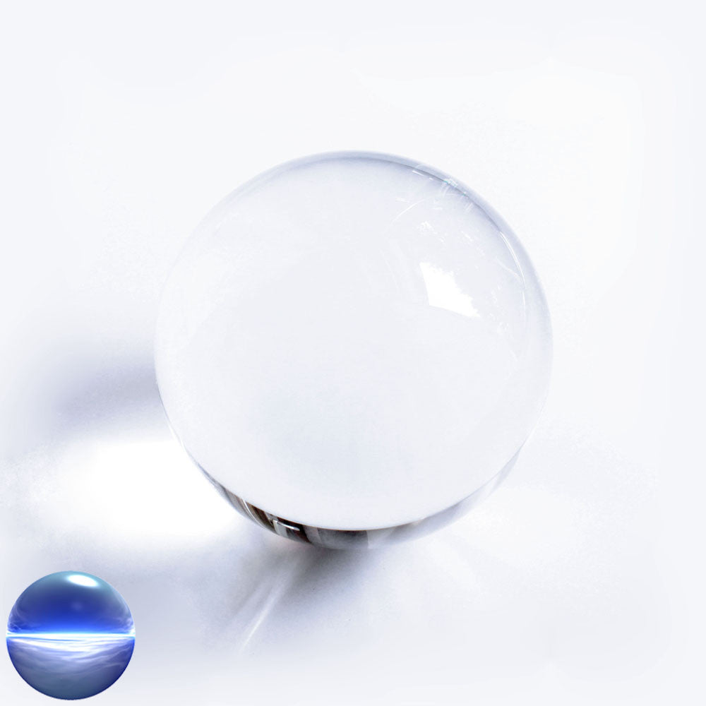 Kristallkugel Glas klar 100mm | lupenrein ohne Blasen und Schlieren