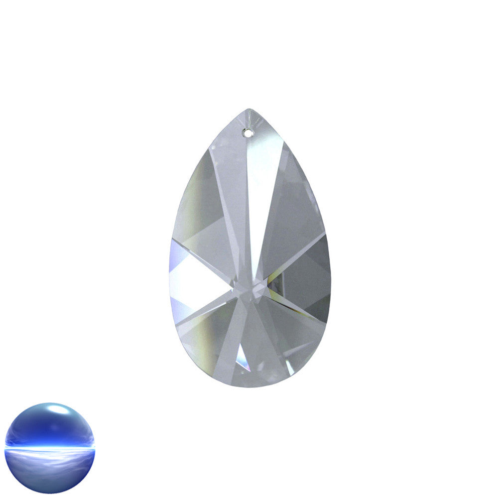 Glaskristall B - Medaillon 38mm | facettiert geschliffen