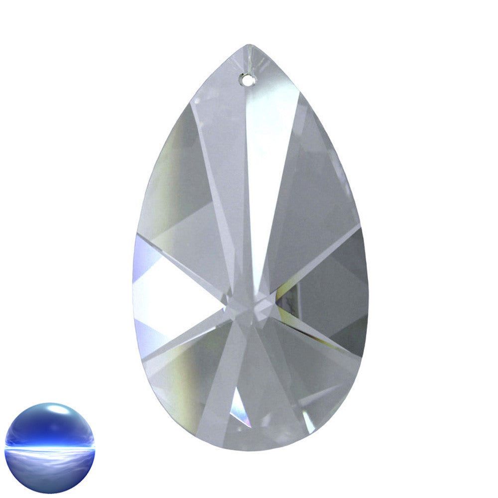 Glaskristall B - Medaillon 76mm | facettiert geschliffen