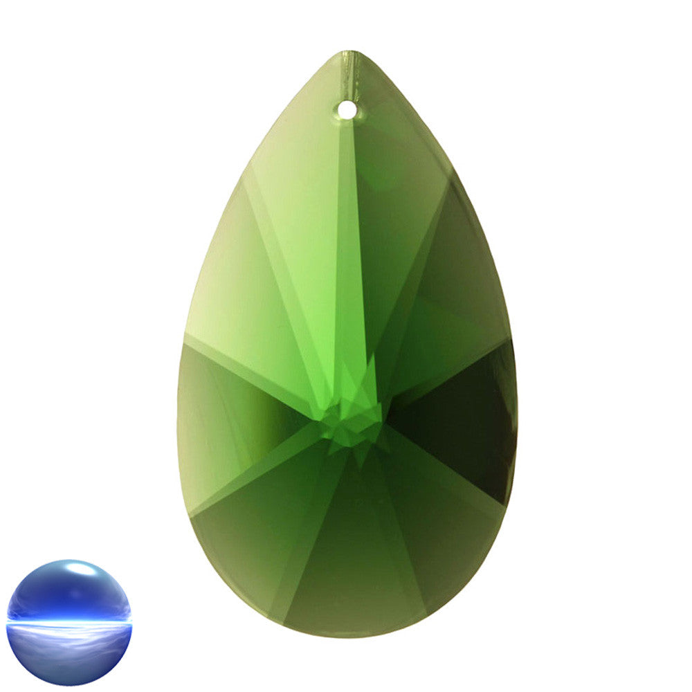 Glaskristall B - Medaillon 63mm | facettiert geschliffen