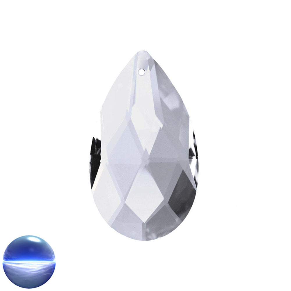 Glaskristall B - Salzburger Mandel 38mm | facettiert geschliffen