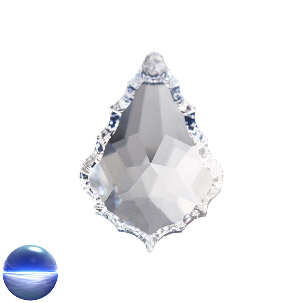 Glaskristall B - Drachenträne 63mm | vorne facettiert geschliffen