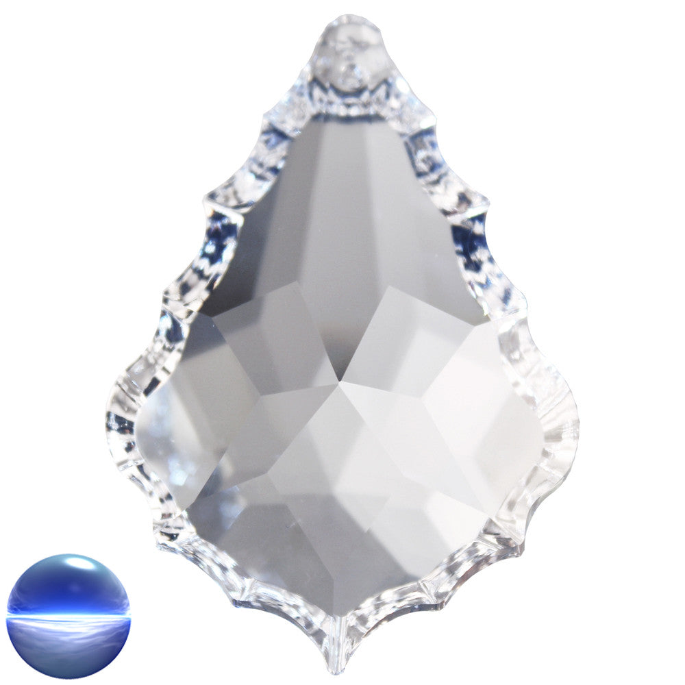 Glaskristall B - Drachenträne 100mm | vorne facettiert geschliffen