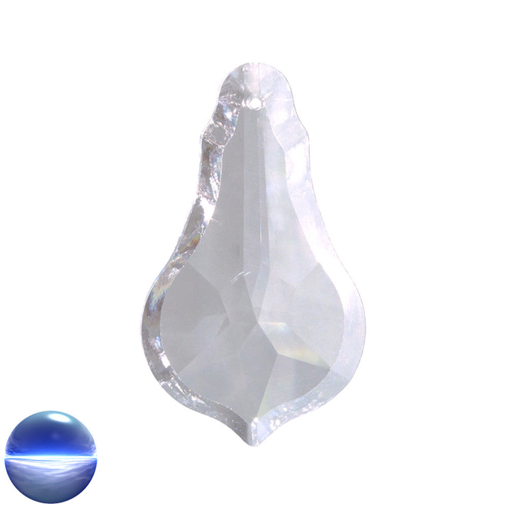 Glaskristall B - Bergamo 63mm | vorne facettiert geschliffen