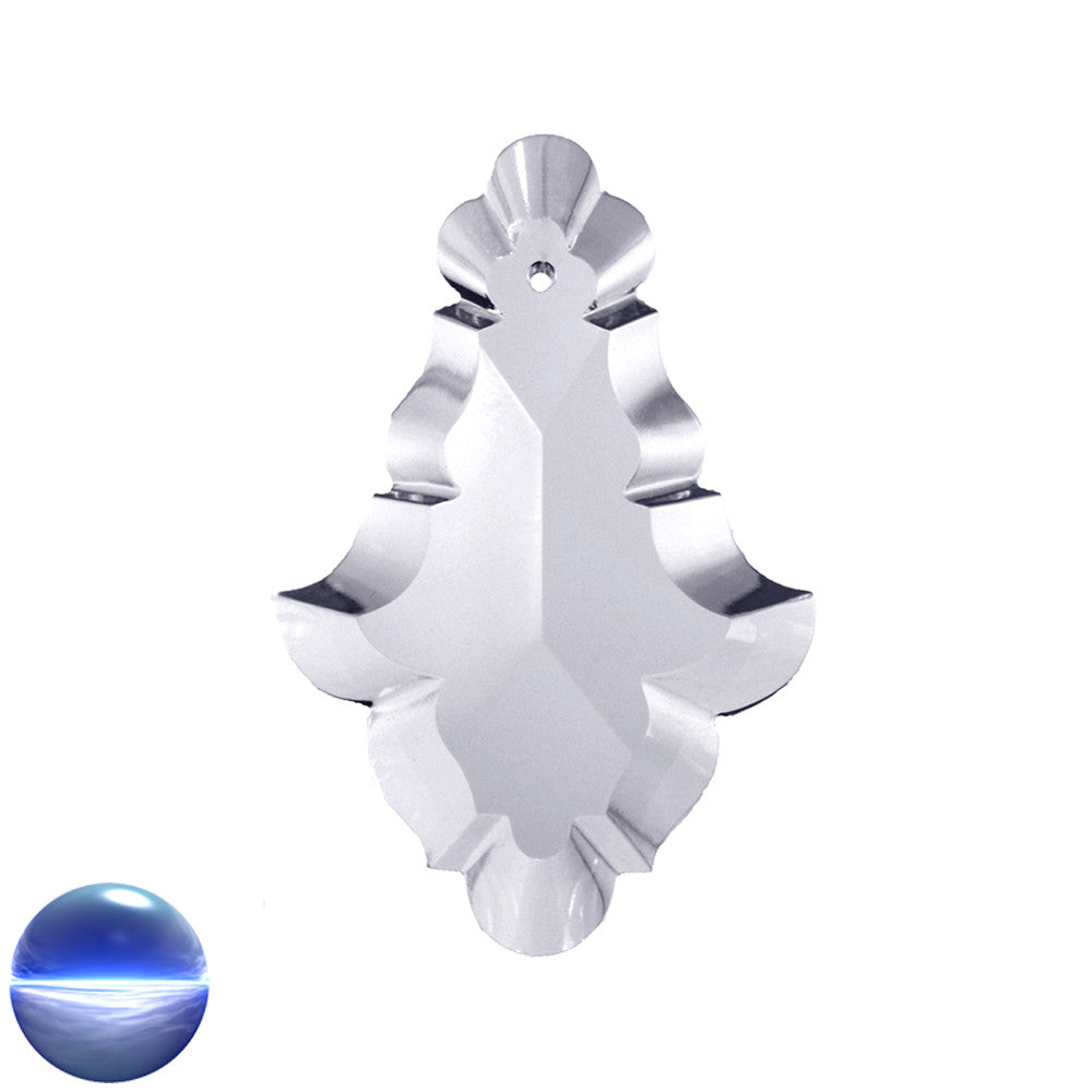 Glaskristall B - Ballerina 63mm | vorne facettiert geschliffen