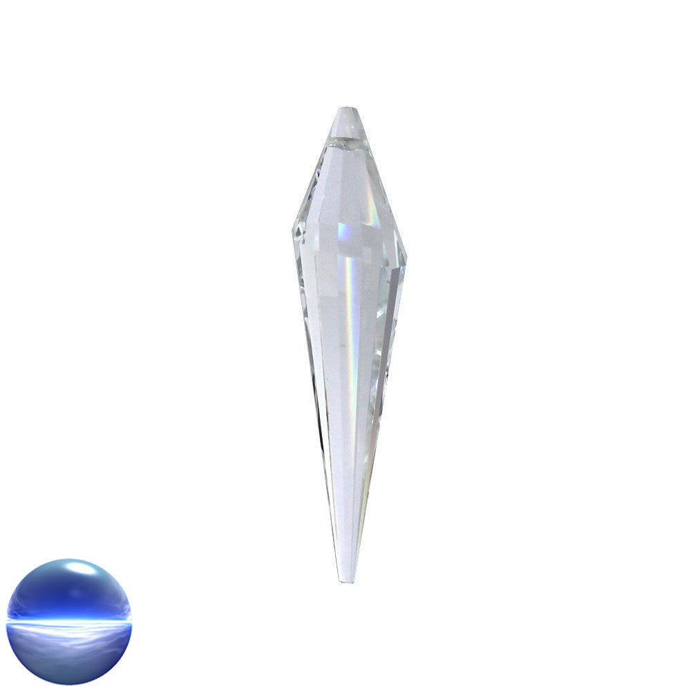 Glaskristall A - Spitzkegel 76mm | facettiert geschliffen