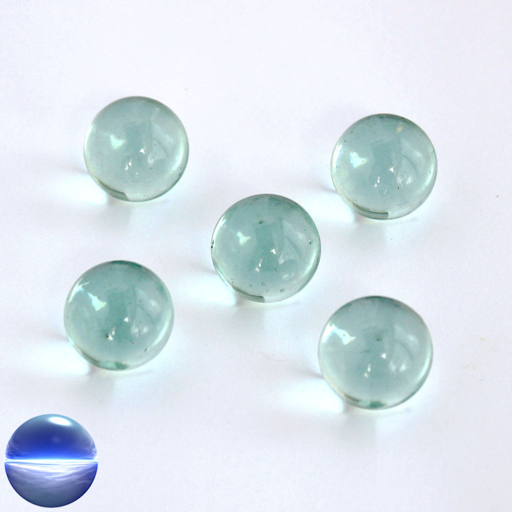 Glasmurmeln - helltürkis 16mm | lichtdurchlässige Kugeln