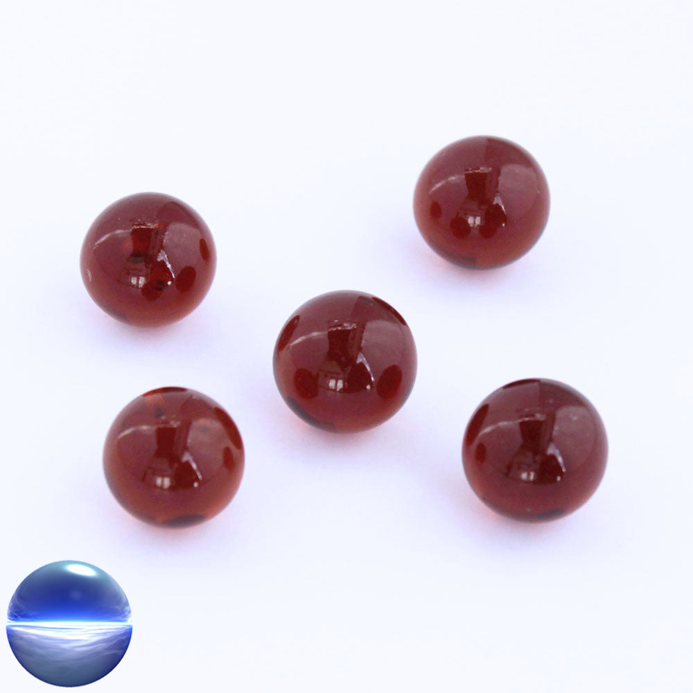 Glasmurmeln - amber 16mm | lichtdurchlässige Kugeln